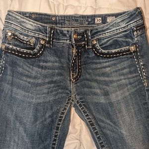 Miss Me women's jeans 30 flare inseam 35